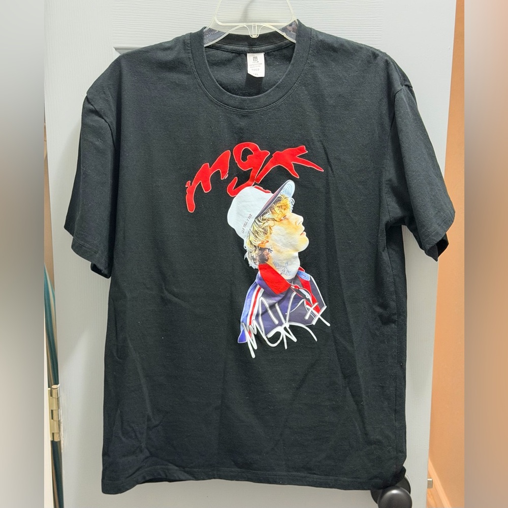 Machine Gun Kelly mgk Lost Americana Short Sleeve Graphic Tee Size XL Black